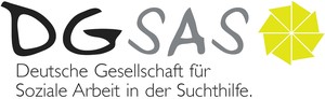 Dies ist das Logo der Deutschen Gesellschaft für Soziale Arbeit in der Suchthilfe und Suchtprävention (DG-SAS).